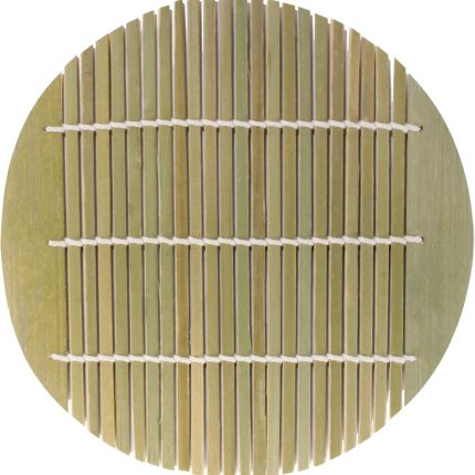Green Bamboo Steamer liners Kitchen Mat Rack Steamer Pad Inserts, 6.5 Inch Dia, 4 Pieces